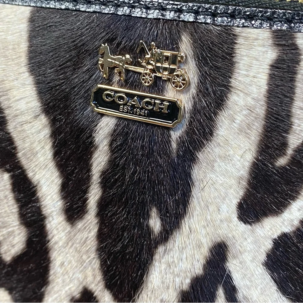 Coach RARE Legacy Calfhair Ocelet Wallet